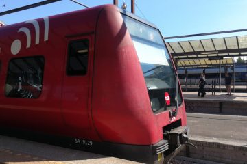 S-tog im Hauptbahnhof von Kopenhagen